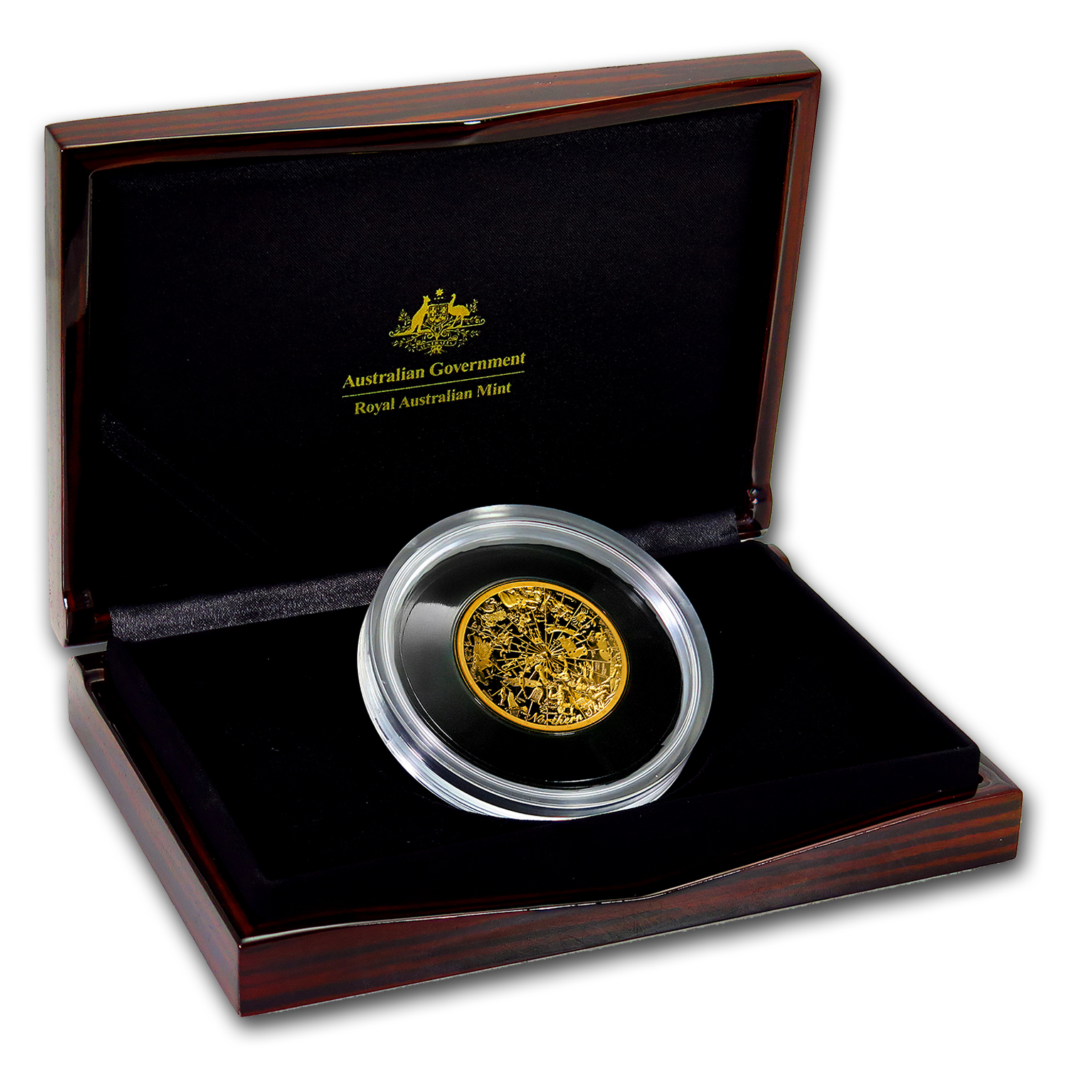 2017 Australia 1 oz $100 Gold Northern Sky Domed Proof | eBay